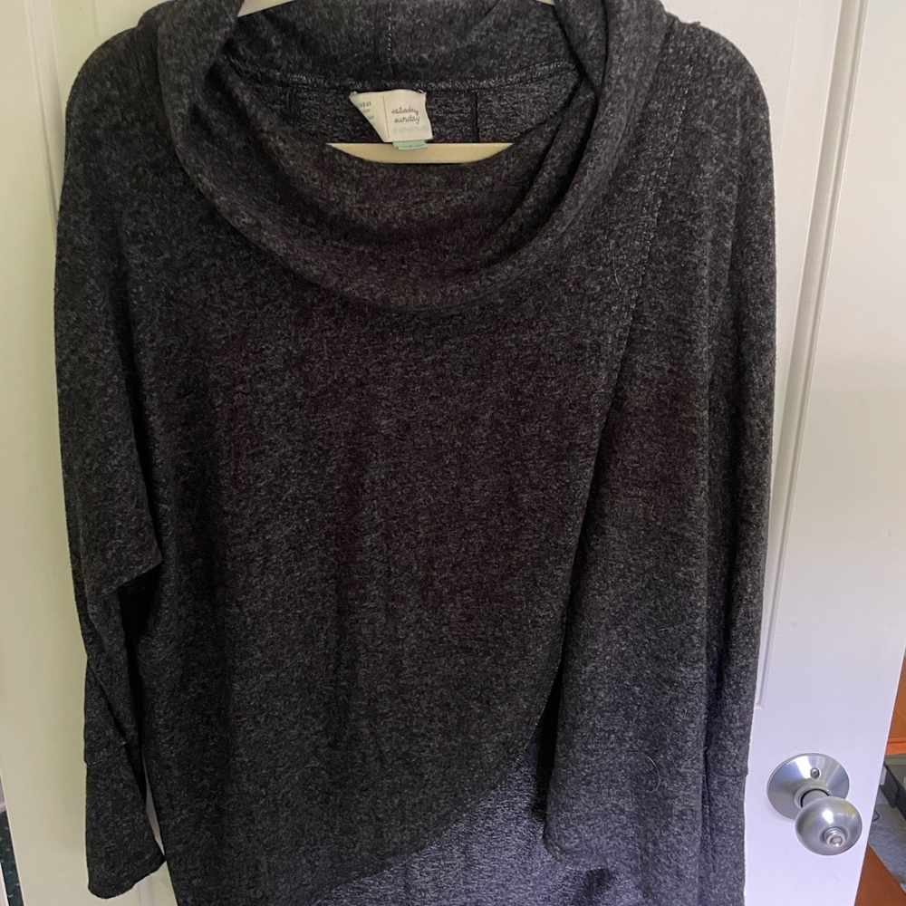 Anthropologie crossover pullover